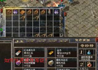 如何快速提升等级? 如何快速提升等级?