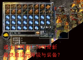 道士如何在1.76传奇新服快速提升等级与装备? 道士如何在1.76传奇新服快速提升等级与装备?