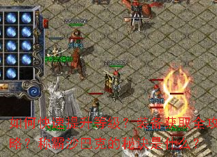 如何快速提升等级?装备获取全攻略?称霸沙巴克的秘诀是什么? 如何快速提升等级?装备获取全攻略?称霸沙巴克的秘诀是什么?