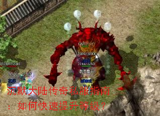 沉默大陆传奇私服指南:如何快速提升等级? 沉默大陆传奇私服指南:如何快速提升等级?