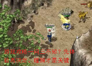 游戏攻略一问三不知?先体验再决定,理解才是关键 游戏攻略一问三不知?先体验再决定,理解才是关键